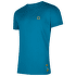 Climbing on the Moon T-Shirt Men Turchese/Giallo