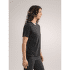 T-shirt a manches courtes Arcteryx Silene Crew SS Women Black Heather
