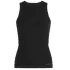Merino Blend Rib Lotus Tank Women BLACK