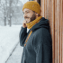 Cache-cou Kama KNITTED MERINO NECKWARMER KAMA S31 119 dark grey