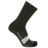 ALL-MOUNTAIN TARGETED CUSHION MERINO CREW SOCKS dark marsh-white