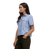 Chemises a manches courtes Black Diamond Scenic Route SS Shirt Women Moonstone-Chalk