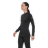 T-shirt a manches longues Mammut ALL-MOUNTAIN SEAMLESS BL LONGSLEEVE MID WOMEN black 0001