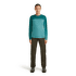T-shirt a manches longues Icebreaker Merino 125 Cool-Lite™ Sphere LS Tee Colour Block Women TIDALTALHTHR/TIDALTEAL/CB