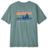 T-shirt a manches courtes Patagonia ‘73 Skyline T-Shirt Men Blue Sage