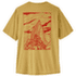 T-shirt a manches courtes Patagonia Cap Cool Daily Shirt - Cloud Crag Men Limestone Yellow - Light Limestone Yellow X-Dye
