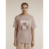 T-shirt a manches courtes Icebreaker Merino 150 Tech Lite SS Relaxed Tee Mountain Shift Women PINK QUARTZ