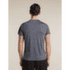 T-shirt a manches courtes Icebreaker Merino Blend 125 Cool-Lite Sphere SS Tee IB Vertical Men Midnight Navy Hthr