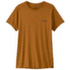 Cap Cool Daily Shirt - Boardshort Logo Women Cinnamon Brown - Dark Cinnamon Brown X-Dye
