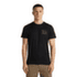 T-shirt a manches courtes Icebreaker Merino 150 Tech Lite SS Tee Forest Footsteps Men BLACK