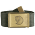 Canvas Brass Belt Mountain Grey