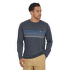 T-shirt a manches longues Patagonia L/S Cap Cool Daily Graphic Shirt Men 73 Skyline: Clement Blue X-Dye