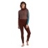 T-shirt a manches longues Icebreaker Sonebula LS High Neck 200 Women MID NVY/ROYAL NVY/SNOW/CB
