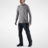 Sweat-shirt Fjällräven Abisko Sun-hoodie Men Shark Grey
