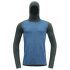 T-shirt a manches longues Devold Kvitegga Merino 230 Hoodie Men 427C WOODS/BLUE