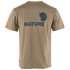 T-shirt a manches courtes Fjällräven Walk With Nature T-shirt men Suede Brown