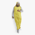 Insert de sac de couchage Sea to Summit Reactor Sleeping Bag Liner - Mummy w/ Drawcord- Compact Sulphur Yellow