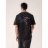 T-shirt a manches courtes Arcteryx Kragg Cotton Logo SS Men White Light