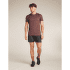 T-shirt a manches courtes Icebreaker Merino 150 Tech Lite SS Tee Single Line Camp Men Midnight Navy