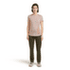 T-shirt a manches courtes Icebreaker Merino Blend 125 Cool-Lite Sphere SS Tee IB Vertical Women PINK QUARTZ