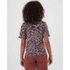T-shirt a manches courtes Mons Royale Icon Merino T-Shirt Women Rock Leopard