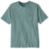 Boardshort Logo Pocket Responsibili Tee Men Blue Sage