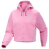 Sweat-shirt Arcteryx Emblem Fleece Full Zip Crop Hoody Women Pineberry
