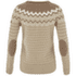 Pull Fjällräven Övik Knit Sweater Women Fossil-Suede Brown