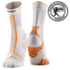 X-SOCKS® TRAILRUN TERRASKIN EXPERT CREW X WHITE/BLAZING ORANGE