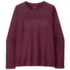 LONG-SLEEVED CAP COOL DAILY SHIRT - HUT TRIPPER Women Berry Fig - Light Berry Fig X-Dye