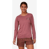 T-shirt a manches longues Patagonia Cap Cool Daily Graphic Shirt Lands Long Sleeve Women Spoke Stencil: Redtail Rust X-Dye