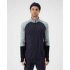 T-shirt a manches longues Mons Royale Olympus Merino Half Zip Men Dew / 9 Iron / Black