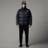 Veste The North Face DIABLO DOWN JACKET II Men SHADY BLUE BLACK HEATHER/TNF BLACK