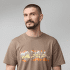 T-shirt a manches courtes Fjällräven Multicolor Logo T-Shirt Men Ochre