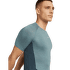 T-shirt a manches courtes Icebreaker Merino Blend 125 ZoneKnit™ SS Crewe Men BLACK