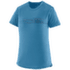 Cap Cool Merino Graphic Shirt Women Strata Stripe: Shore Blue