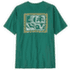 T-shirt a manches courtes Patagonia Mother Rays T-Shirt Men Gem Green