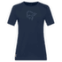 femund equaliser merino T-Shirt Women Indigo Night
