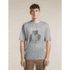 T-shirt a manches courtes Icebreaker Merino 150 Tech Lite SS Relaxed Tee Mountain Shift Men Midnight Navy