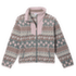 Sequoia Grove Printed Full Zip Fleece Girls Iron Wizard Island, Mineral Pink 254