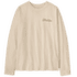 Long-Sleeved Graphic T-Shirt Kids Natures Pace: Undyed Natural
