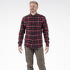 Chemises a manches longues Fjällräven Skog Shirt Men Dark Navy-Dark Oak