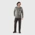 Pull Fjällräven Lada Round-neck Sweater Men Chalk White