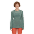 T-shirt a manches longues Mammut Tree Wool FL Longsleeve Women marine melange 5784