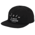 Synthetic Surf Hat Black-Lightning Bolts