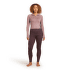 T-shirt a manches longues Icebreaker Merino 260 ZoneKnit™ LS Half Zip Women DAWN/ZINCBLUE/CB