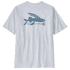 T-shirt a manches courtes Patagonia Flying Fish Responsibili-Tee Men White