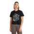 T-shirt a manches courtes Icebreaker Merino 150 Tech Lite SS Crop Tee NZ Flora Women ECRU HTHR