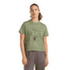 T-shirt a manches courtes Icebreaker Merino 150 Tech Lite SS Crop Tee Seed Story Women PORCINI