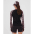 T-shirt a manches longues Mons Royale Bella Merino Long Sleeve Women Rock Leopard/Black